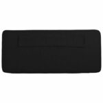 vidaXL Čalúnené čelo postele s čelnou doskou Hnedá a čierna 160 cm – Obrázok 8