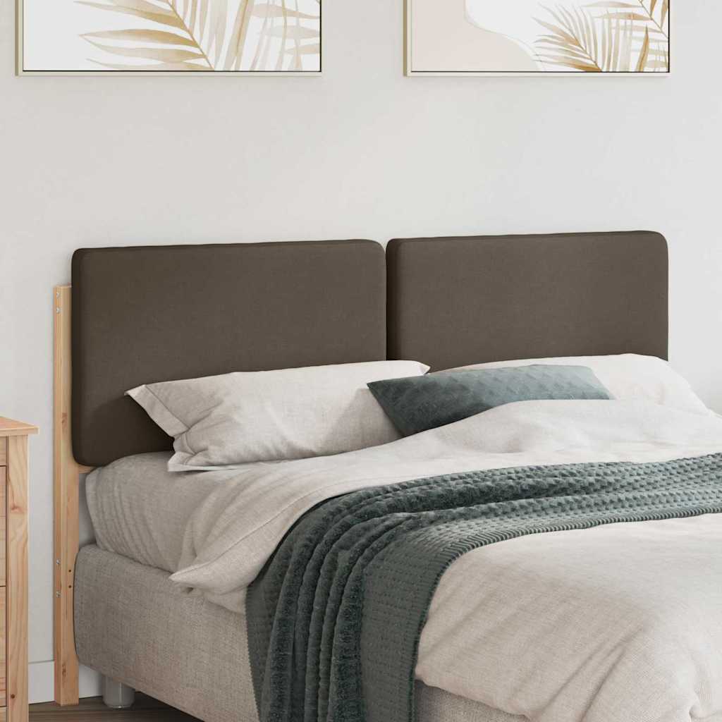 880071_1.jpg vidaXL Čalúnené čelo postele s čelnou doskou Hnedá a taupe 140 cm – Obrázok 1