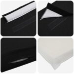 vidaXL Čalúnené čelo postele s čelnou doskou Hnedá a čierna 135 cm – Obrázok 7