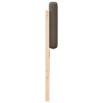 vidaXL Čalúnené čelo postele s čelnou doskou Hnedá a taupe 120 cm – Obrázok 5
