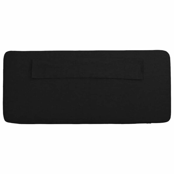 vidaXL Čalúnené čelo postele s čelnou doskou Hnedá a čierna 90 cm – Obrázok 8