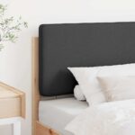 vidaXL Čalúnené čelo postele s čelnou doskou Hnedá a tmavošedá 80 cm – Obrázok 3