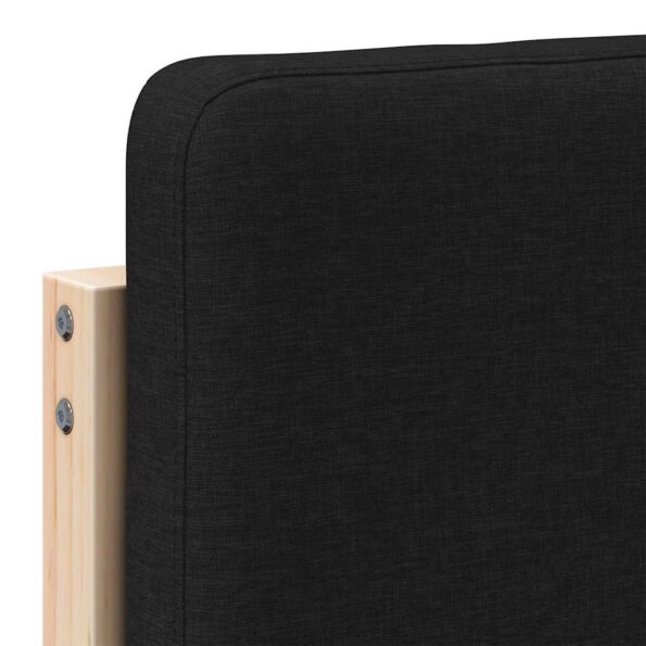 vidaXL Čalúnené čelo postele s čelnou doskou Hnedá a čierna 80 cm – Obrázok 9