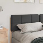 vidaXL Čalúnené čelo postele s čelnou doskou Hnedá a tmavošedá 180 cm – Obrázok 3