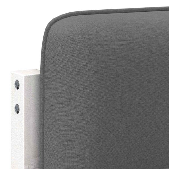 vidaXL Čalúnené čelo postele Biela a svetlo šedá 150 cm – Obrázok 9