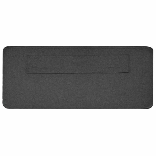 vidaXL Čalúnené čelo postele s čelnou doskou Hnedá a tmavošedá 140 cm – Obrázok 8