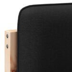vidaXL Čalúnené čelo postele s čelnou doskou Hnedá a čierna 140 cm – Obrázok 9