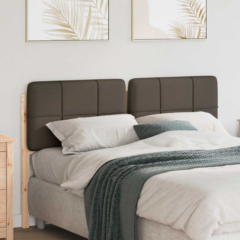 880136_1.jpg vidaXL Čalúnené čelo postele s čelnou doskou Hnedá a taupe 120 cm – Obrázok 1