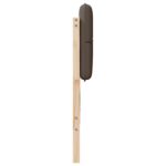 vidaXL Čalúnené čelo postele s čelnou doskou Hnedá a taupe 120 cm – Obrázok 5