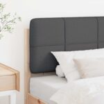 vidaXL Čalúnené čelo postele s čelnou doskou Hnedá a tmavošedá 80 cm – Obrázok 3