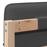 vidaXL Čalúnené čelo postele s čelnou doskou Hnedá a tmavošedá 75 cm – Obrázok 10