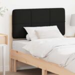 vidaXL Čalúnené čelo postele s čelnou doskou Hnedá a čierna 75 cm