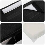 vidaXL Čalúnené čelo postele s čelnou doskou Hnedá a čierna 200 cm – Obrázok 7