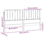vidaXL Čalúnené čelo postele s čelnou doskou Hnedá a taupe 180 cm – Obrázok 13