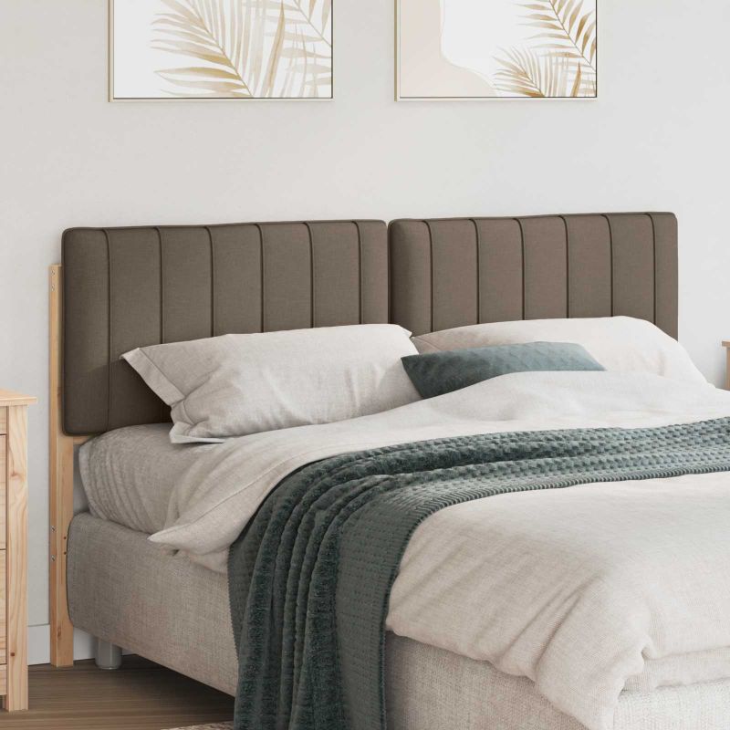 880171_1.jpg vidaXL Čalúnené čelo postele s čelnou doskou Hnedá a taupe 160 cm – Obrázok 1