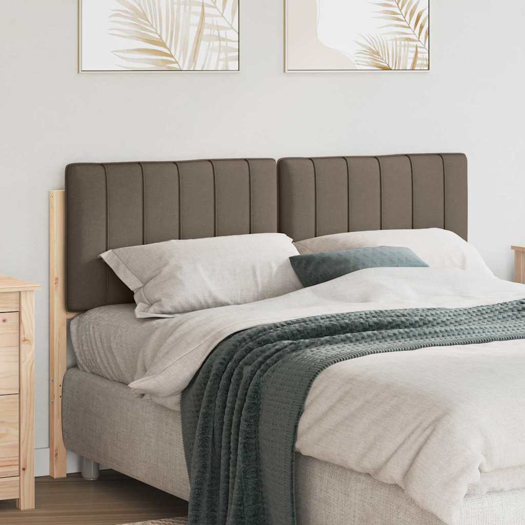 880186_1.jpg vidaXL Čalúnené čelo postele s čelnou doskou Hnedá a taupe 135 cm – Obrázok 1