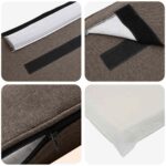vidaXL Čalúnené čelo postele s čelnou doskou Hnedá a taupe 135 cm – Obrázok 7