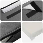 vidaXL Čalúnené čelo postele s čelnou doskou Hnedá a svetlosivá 100 cm – Obrázok 7