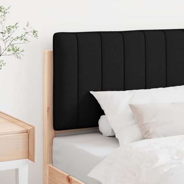vidaXL Čalúnené čelo postele s čelnou doskou Hnedá a čierna 75 cm – Obrázok 3