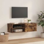 vidaXL TV skrinka Tmavý dub 100.5 x 39 x 30 cm Kompozitné drevo