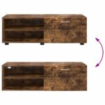 vidaXL TV skrinka Tmavý dub 100.5 x 39 x 30 cm Kompozitné drevo – Obrázok 11