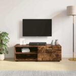vidaXL TV skrinka Tmavý dub 100.5 x 39 x 30 cm Kompozitné drevo – Obrázok 4