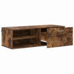 vidaXL TV skrinka Tmavý dub 100.5 x 39 x 30 cm Kompozitné drevo – Obrázok 5