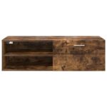 vidaXL TV skrinka Tmavý dub 100.5 x 39 x 30 cm Kompozitné drevo – Obrázok 6