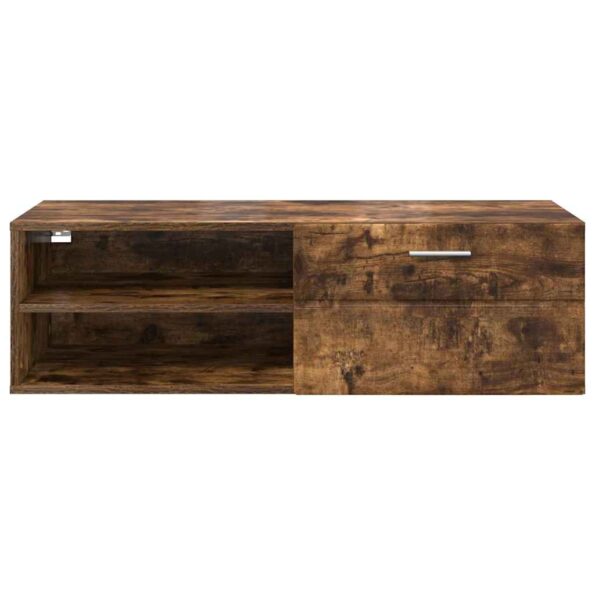 vidaXL TV skrinka Tmavý dub 100.5 x 39 x 30 cm Kompozitné drevo – Obrázok 6