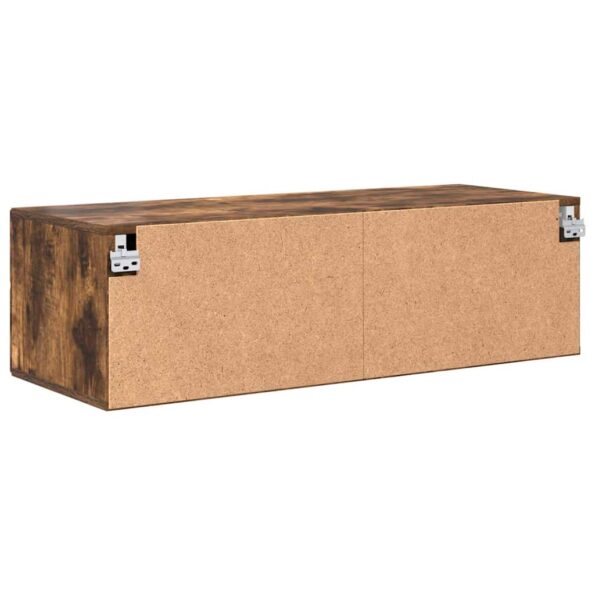 vidaXL TV skrinka Tmavý dub 100.5 x 39 x 30 cm Kompozitné drevo – Obrázok 8