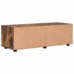 vidaXL TV skrinka Tmavý dub 100.5 x 39 x 30 cm Kompozitné drevo – Obrázok 9