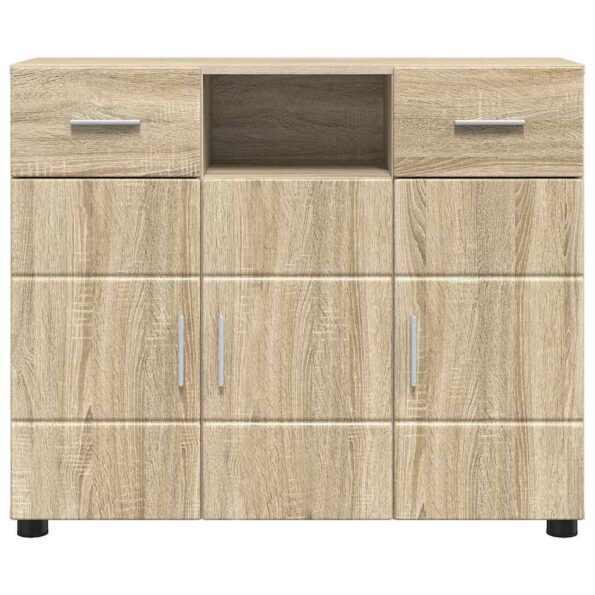 vidaXL Servírovacia skriňa so zásuvkou dub sonoma 88.5 x 30.5 x 73 cm – Obrázok 6