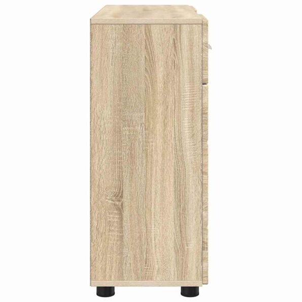 vidaXL Servírovacia skriňa so zásuvkou dub sonoma 88.5 x 30.5 x 73 cm – Obrázok 7