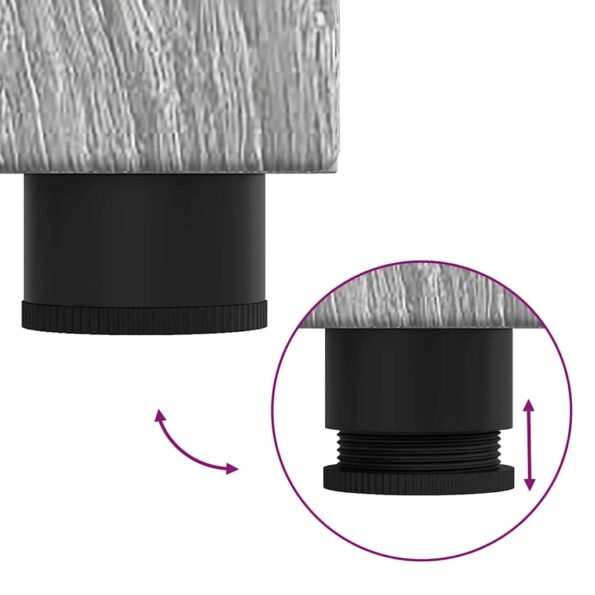 vidaXL Kúpeľňová skriňa s úložiskom Sivý dub sonoma 37 x 31.5 x 82 cm – Obrázok 12