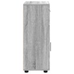 vidaXL Kúpeľňová skriňa s úložiskom Sivý dub sonoma 37 x 31.5 x 82 cm – Obrázok 7