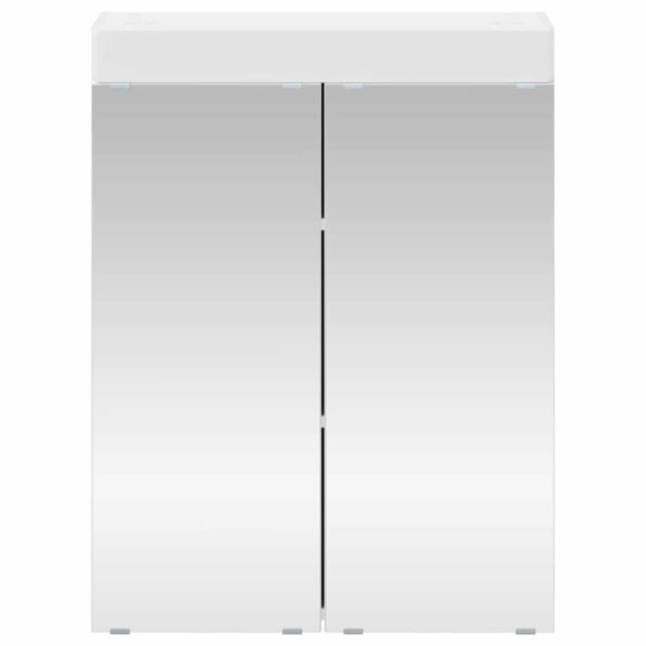 vidaXL Kúpeľňová zrkadlová skrinka TULUM Biela 60 x 16,5 x 78 cm – Obrázok 6