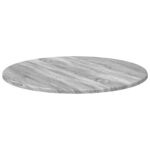 vidaXL Vrchná doska Sivý dub sonoma 60 x 60 x 1.5 cm Kompozitné drevo – Obrázok 5