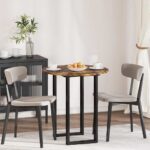 vidaXL Vrchná doska Tmavý dub 70 x 70 x 1.5 cm Kompozitné drevo