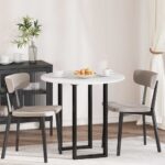 vidaXL Vrchná doska Biela 80 x 80 x 1.5 cm Kompozitné drevo