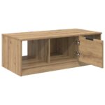 vidaXL Konferenčný stolík so zásuvkou Remeselný dub 102 x 50 x 36cm – Obrázok 5