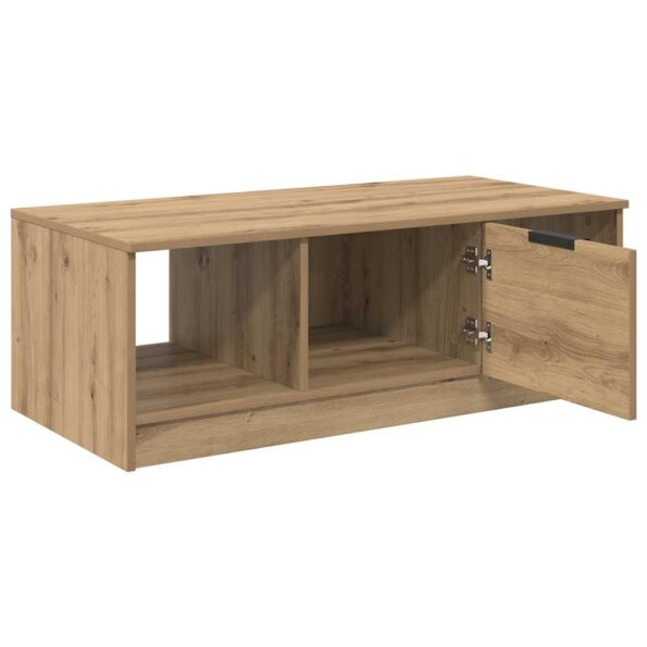 vidaXL Konferenčný stolík so zásuvkou Remeselný dub 102 x 50 x 36cm – Obrázok 5
