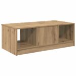 vidaXL Konferenčný stolík so zásuvkou Remeselný dub 102 x 50 x 36cm – Obrázok 8