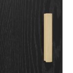 vidaXL Čierny dub 34.5 x 32.5 x 90 cm Kompozitné drevo – Obrázok 10