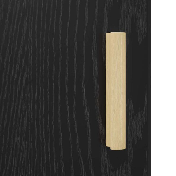 vidaXL Čierny dub 34.5 x 32.5 x 90 cm Kompozitné drevo – Obrázok 10