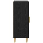 vidaXL Čierny dub 34.5 x 32.5 x 90 cm Kompozitné drevo – Obrázok 7