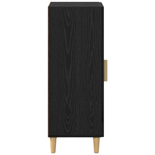 vidaXL Čierny dub 34.5 x 32.5 x 90 cm Kompozitné drevo – Obrázok 7