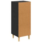 vidaXL Čierny dub 34.5 x 32.5 x 90 cm Kompozitné drevo – Obrázok 8