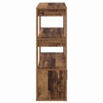 vidaXL Servírovacia skriňa Staré drevo 30 x 80 x 90 cm – Obrázok 7