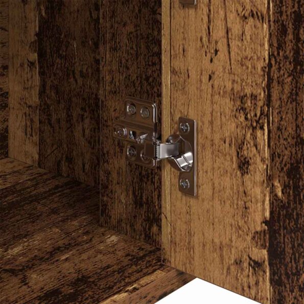 vidaXL Servírovacia skriňa Staré drevo 30 x 80 x 90 cm – Obrázok 9