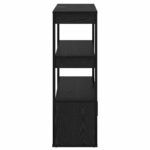 vidaXL Servírovacia skriňa Čierny dub 30 x 80 x 90 cm Kompozitné drevo – Obrázok 7